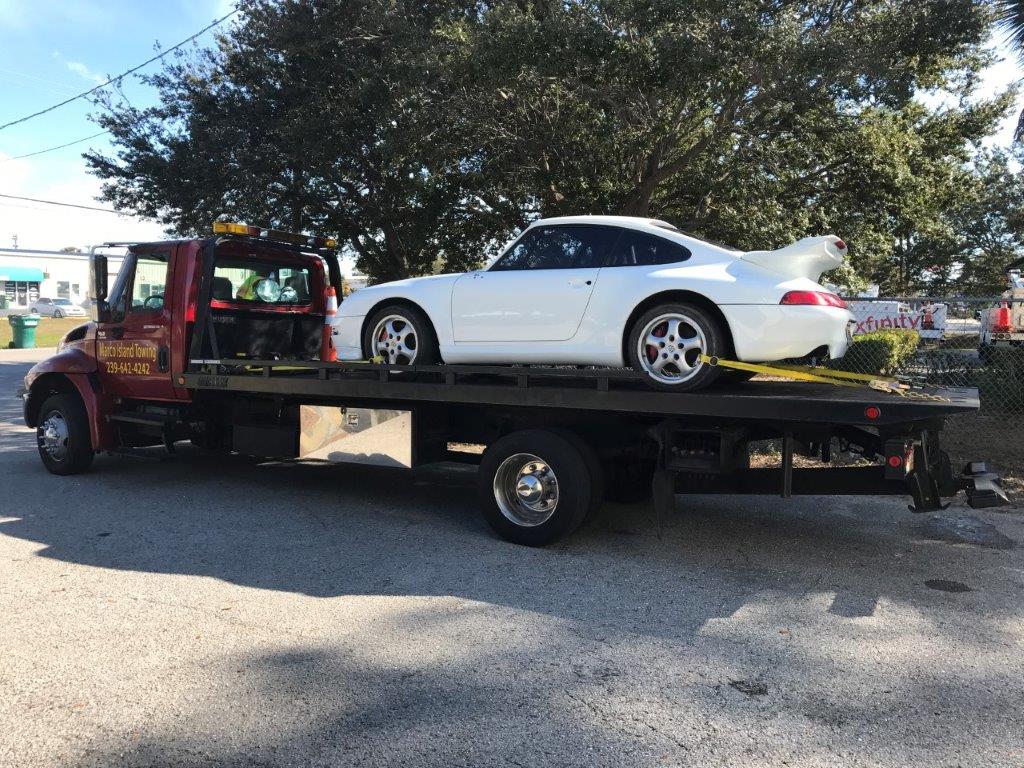 towed porsche